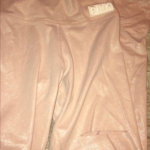 PINK shimmer leggings